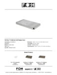 FOH T-Collection Cold Display Cover Specsheet