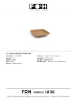 FOH Platewise Mod Plate Specsheet FOH Platewise Mod Plate Specsheet