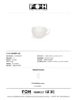 FOH Catalyst Cup Specsheet FOH Catalyst Cup Specsheet