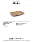 FOH Platewise Mod Plate Specsheet FOH Platewise Mod Plate Specsheet
