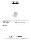 FOH Artefact Pourer Specsheet FOH Artefact Pourer Specsheet