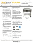 AccuTemp AccuSteam Countertop Natural Gas Griddles Spec Sheet AccuTemp AccuSteam Countertop Natural Gas Griddles Spec Sheet