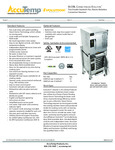 AccuTemp E6 DBL Evolution Double-Stacked Stand-Mounted Electric Boiler-Free Connectionless Steamer SpecSheet AccuTemp E6 DBL Evolution Double-Stacked Stand-Mounted Electric Boiler-Free Connectionless Steamer SpecSheet