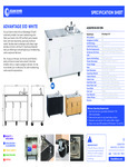 SINK PORT ADVANTAGE 24X48X37 SS WHT spec sheet SINK PORT ADVANTAGE 24X48X37 SS WHT spec sheet
