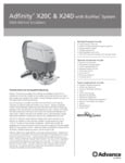Advance Adfinity™ X2 spec sheet Advance Adfinity™ X2 spec sheet
