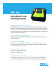 Zoll AED Pro Specsheet Zoll AED Pro Specsheet