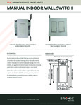 Affinity Controls Indoor Manual Wall Switch_Spec Affinity Controls Indoor Manual Wall Switch_Spec