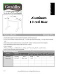 Grosfillex Aluminum Lateral Base