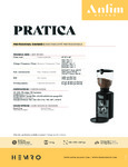 Anfim_Pratica_espresso_grinder_product_sheet Anfim_Pratica_espresso_grinder_product_sheet
