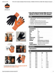 ANSI A5 COATED WTRPRF CR GLOVES - S - ORANGE - SPEC SHEET ANSI A5 COATED WTRPRF CR GLOVES - S - ORANGE - SPEC SHEET
