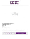 FOH API002CLT22 Drinkwise 3 Qt Pitcher Lid Specsheet