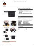 APRON UTILITY POUCH POLYESTER 7PKT 5716 Spec Sheet