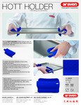 SILICONE HOT HOLDER, NON-SLIP BLUE spec sheet SILICONE HOT HOLDER, NON-SLIP BLUE spec sheet