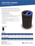 ArchTec 4 Dual Trash Recycling Specs ArchTec 4 Dual Trash Recycling Specs