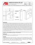 ASI 04833 Spec Sheet ASI 04833 Spec Sheet