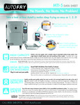 AutoFry MTI-5 2 Gallon Compact Automatic Ventless Fryer Spec Sheet