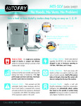 AutoFry MTI-5LV Spec Sheet AutoFry MTI-5LV Spec Sheet