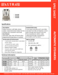 Astra Automatic Spec Sheet Astra Automatic Spec Sheet