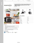 Avamix 928BX1000V2J Specsheet