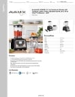 Avamix 928BX1100E2J Specsheet