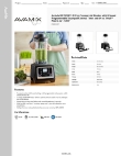 Avamix HS-8340P Specsheet
