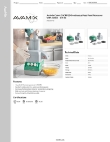 AvaMix 928CACFP2D Specsheet AvaMix 928CACFP2D Specsheet