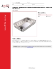 Avantco Equipment 177MG12PAN Specsheet