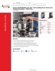 Avantco Equipment 177MIX8GBK Specsheet