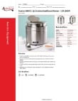 Avantco Equipment 177W800 Specsheet