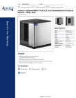 Avantco Ice Machines 194EMCF422A Specsheet Avantco Ice Machines 194EMCF422A Specsheet