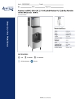 Avantco Ice Machines 194KMC350H2F Specsheet Avantco Ice Machines 194KMC350H2F Specsheet