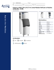 Avantco Ice Machines 194KMC350L2F Specsheet Avantco Ice Machines 194KMC350L2F Specsheet