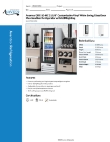 Avantco Refrigeration 178GDC10WC Specsheet Avantco Refrigeration 178GDC10WC Specsheet