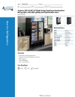 Avantco Refrigeration 178GDC40BC Specsheet Avantco Refrigeration 178GDC40BC Specsheet