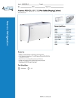 Avantco Refrigeration 360ADCGEL13 Specsheet Avantco Refrigeration 360ADCGEL13 Specsheet