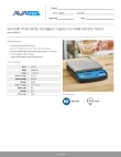 AvaWeigh 334PC20 Specsheet AvaWeigh 334PC20 Specsheet