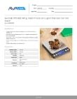 AvaWeigh 334PPC500 Specsheet