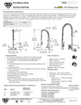 FAUCET PRERN WALL 8"C 6"WALL BRACKET LVR 1.15 GPM spec sheet FAUCET PRERN WALL 8"C 6"WALL BRACKET LVR 1.15 GPM spec sheet