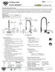 FAUCET PRERN WALL 8"C 18"RSR 18"SWNG 1.07 GPM spec sheet FAUCET PRERN WALL 8"C 18"RSR 18"SWNG 1.07 GPM spec sheet