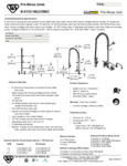 FAUCET PRERN WALL 8"C 18"DJ ADD-ON .65 GPM spec sheet FAUCET PRERN WALL 8"C 18"DJ ADD-ON .65 GPM spec sheet