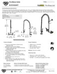 FAUCET PRERN WALL 8" 18"RSR 1.15GPM INSTL KIT spec sheet FAUCET PRERN WALL 8" 18"RSR 1.15GPM INSTL KIT spec sheet