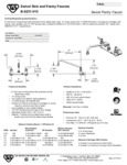 FAUCET WALL 8" PANTRY DBL 12" SWING-LVR-1.5GPM spec sheet FAUCET WALL 8" PANTRY DBL 12" SWING-LVR-1.5GPM spec sheet