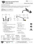 FAUCET WALL 8" PANTRY 12" SWING-LVR-2.2GPM-CERAMA spec sheet FAUCET WALL 8" PANTRY 12" SWING-LVR-2.2GPM-CERAMA spec sheet