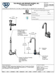 FAUCET WALL MT SNGL 2-7/8" GOOSENECK 1.5 GPM