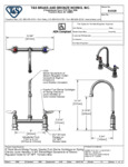 FAUCET DECK MT 8"C 5-3/4 GNECK LVR 18.39 GPM CS6