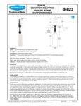 Bobrick 823 spec sheet Bobrick 823 spec sheet