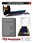 B&P MANUFACTURING 36” X 72” PALLET JACK CURB RAMPS spec sheet