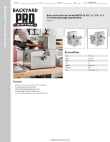 Backyard Pro Butcher Series 554BMSTM Specsheet