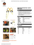 BARCODE SCANNER LANYARD HARNESS - S - LIME SPEC SHEET