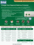 Bargoose 3 Gauge Vinyl Zippered Mattress Protector Bargoose 3 Gauge Vinyl Zippered Mattress Protector